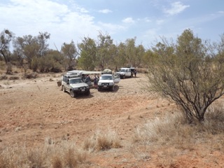 Lunch in a Dry Creek Bed